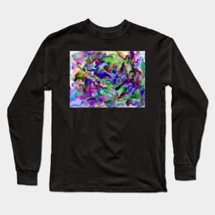 Acid Rainbow Swirls Long Sleeve T-Shirt